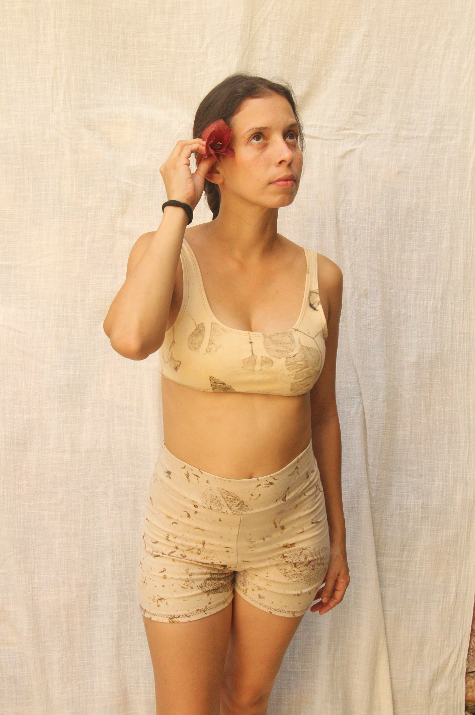 Bralette - S/M - Ecoprint