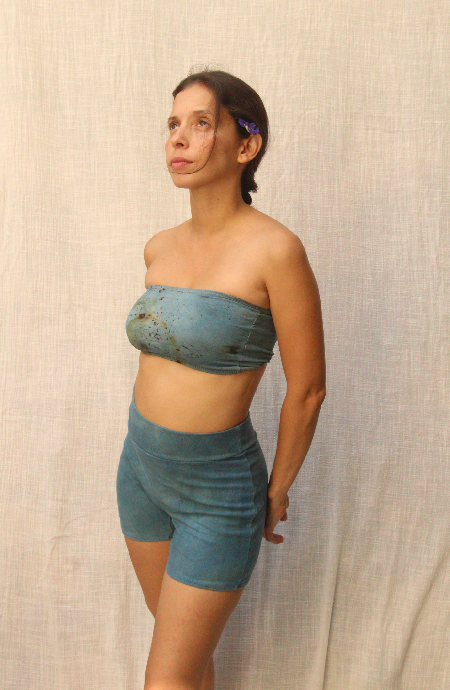 Jara tube top - S - Deep Indigo