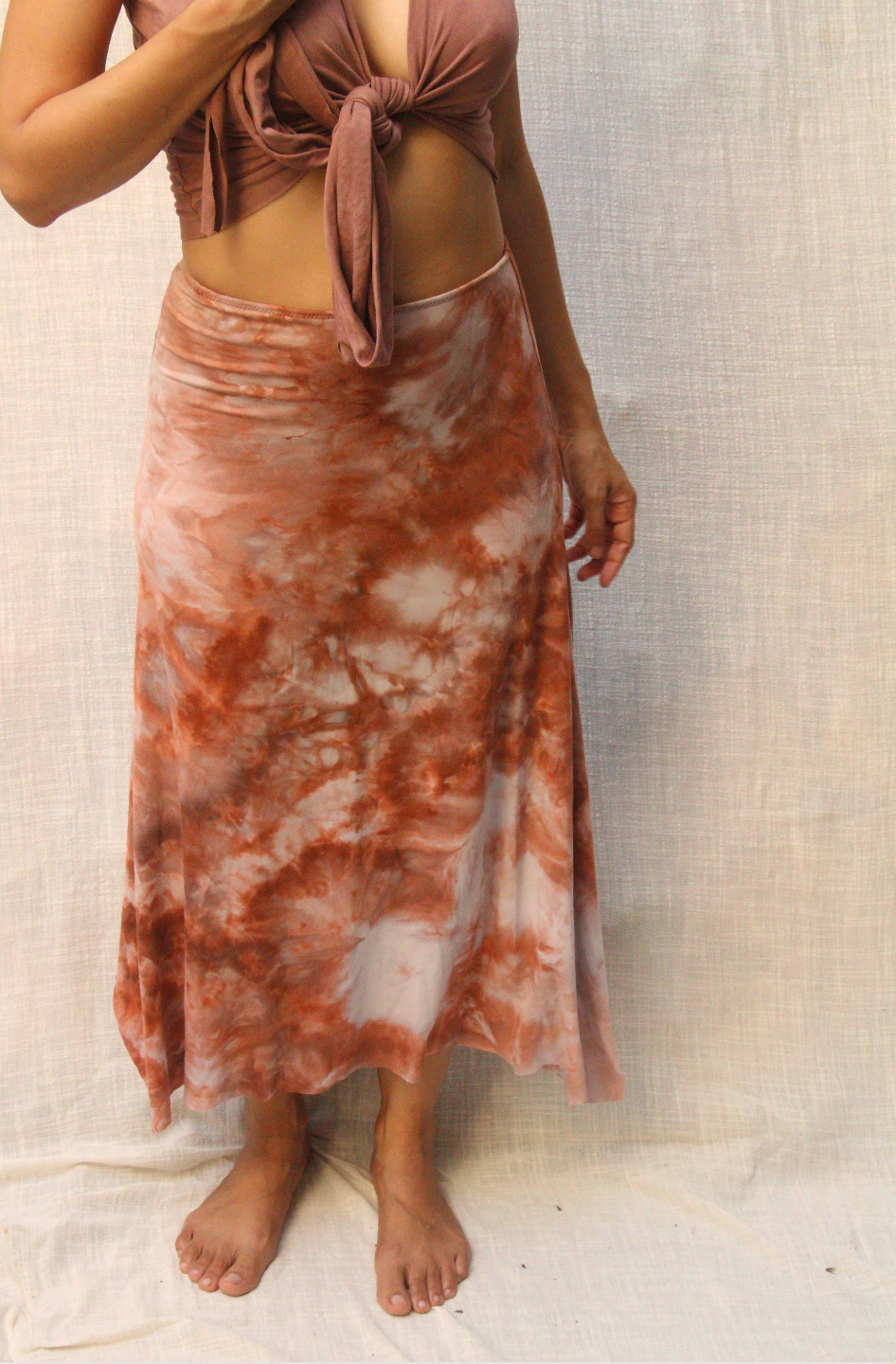 Gaia Skirt - S/M - Ice dyed