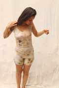 Aura Playsuit - M - Ice dye