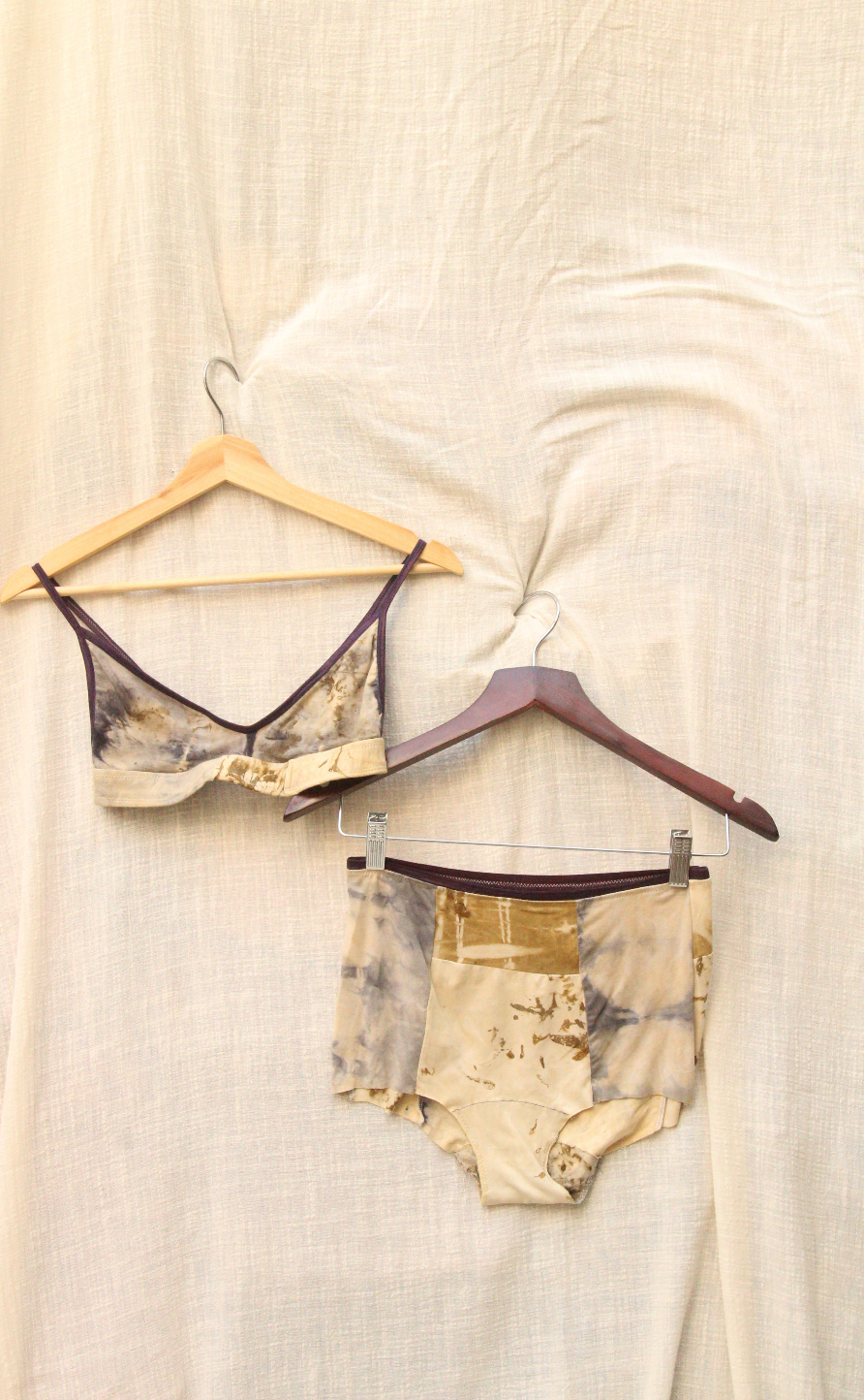 Underwear Set - S/M - Purple/Brown