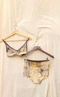 Underwear Set - S/M - Purple/Brown