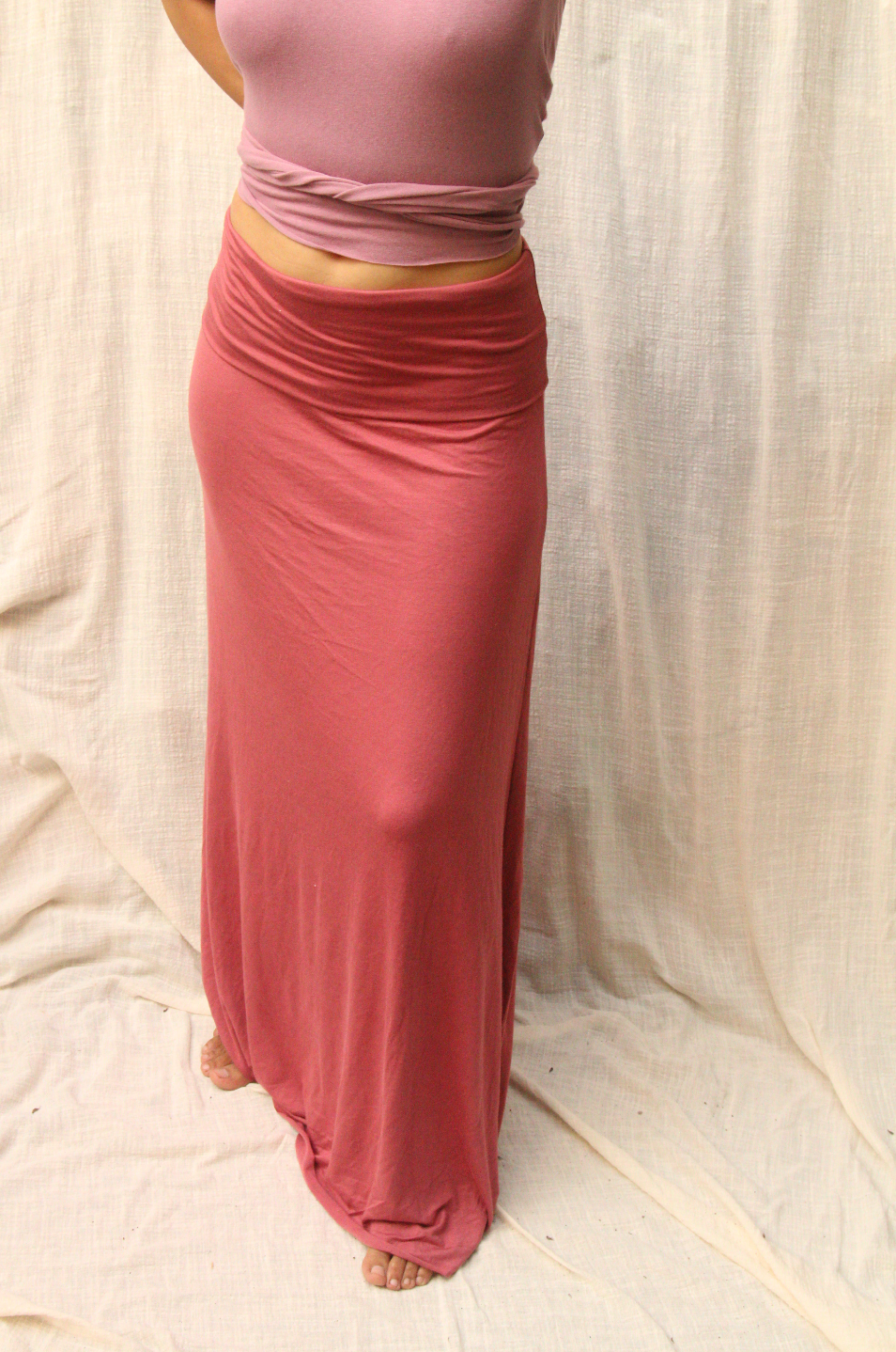 Gaia Skirt - L - Pink