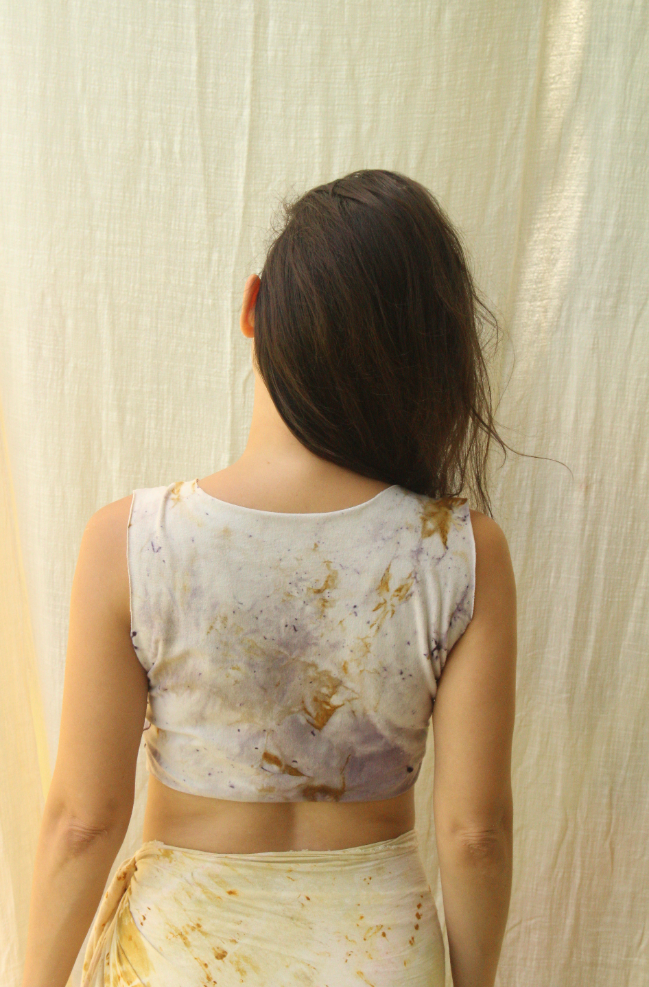 Lily Wrap Top - S - Purple