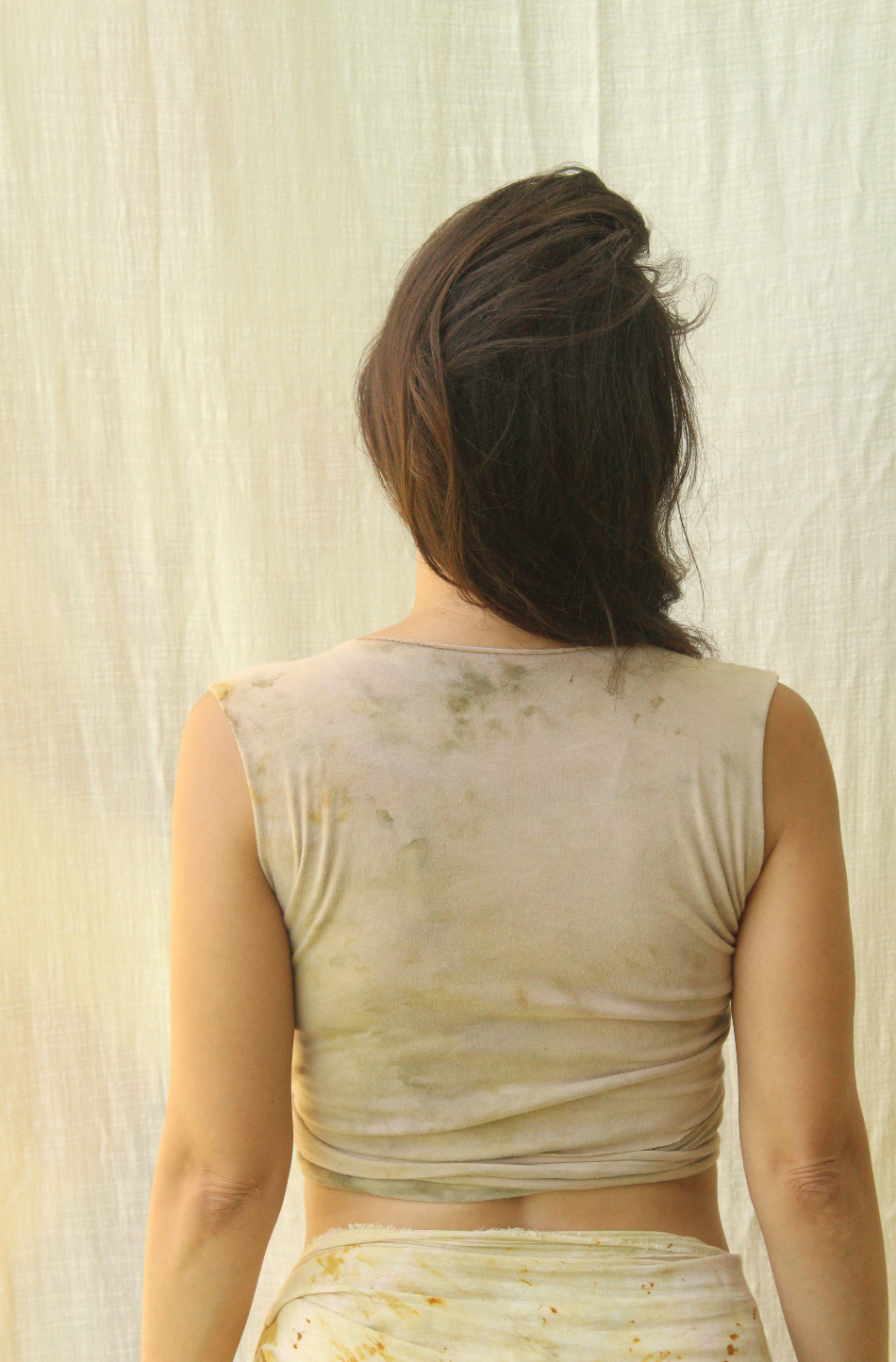 Lily Wrap Top - Ice Dye