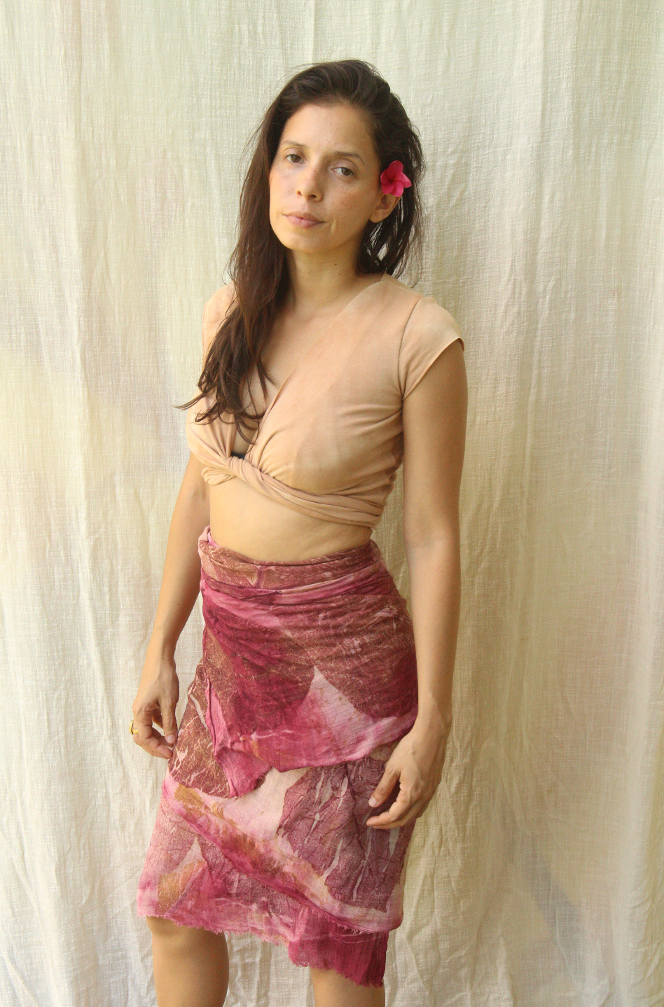Cotton Gauze Wrap - Pink