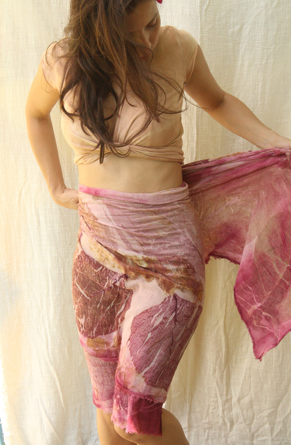 Cotton Gauze Wrap - Pink