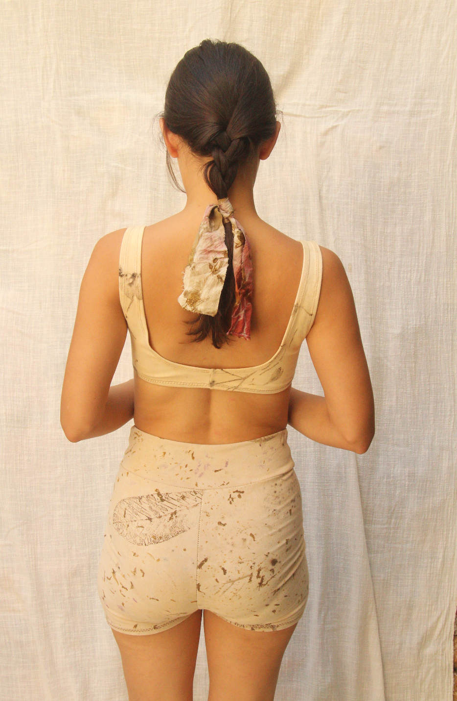 Bralette - S/M - Ecoprint