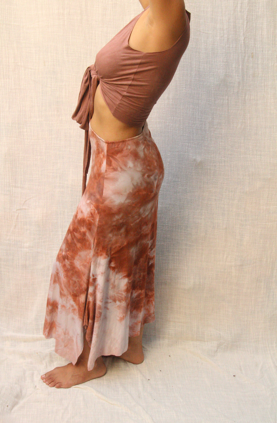 Gaia Skirt - S/M - Ice dyed